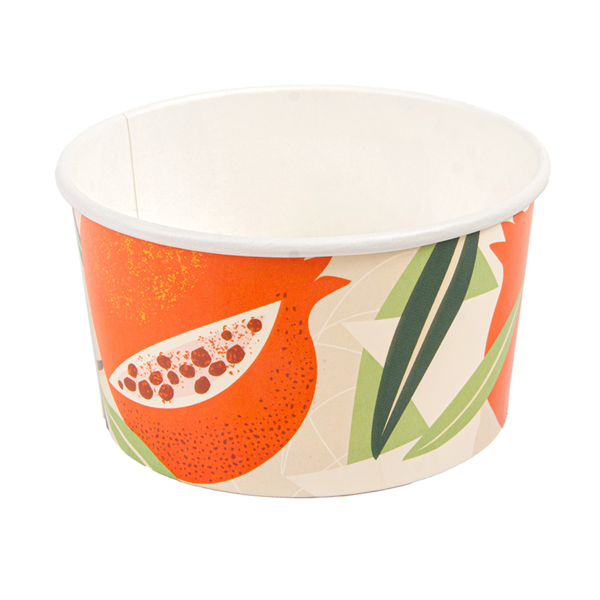 [269.78] TARRINAS HELADOS 'AMALFI' 150 ML 250 + 18 PE G/M2 Ø8,5x4,5 CM BLANCO CARTONCILLO (2000 UNID.)