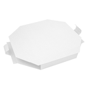 CAJA PARA PAELLA 375 G/M2 50,5x50,5x5 CM BLANCO CARTÓN (100 UNID.)
