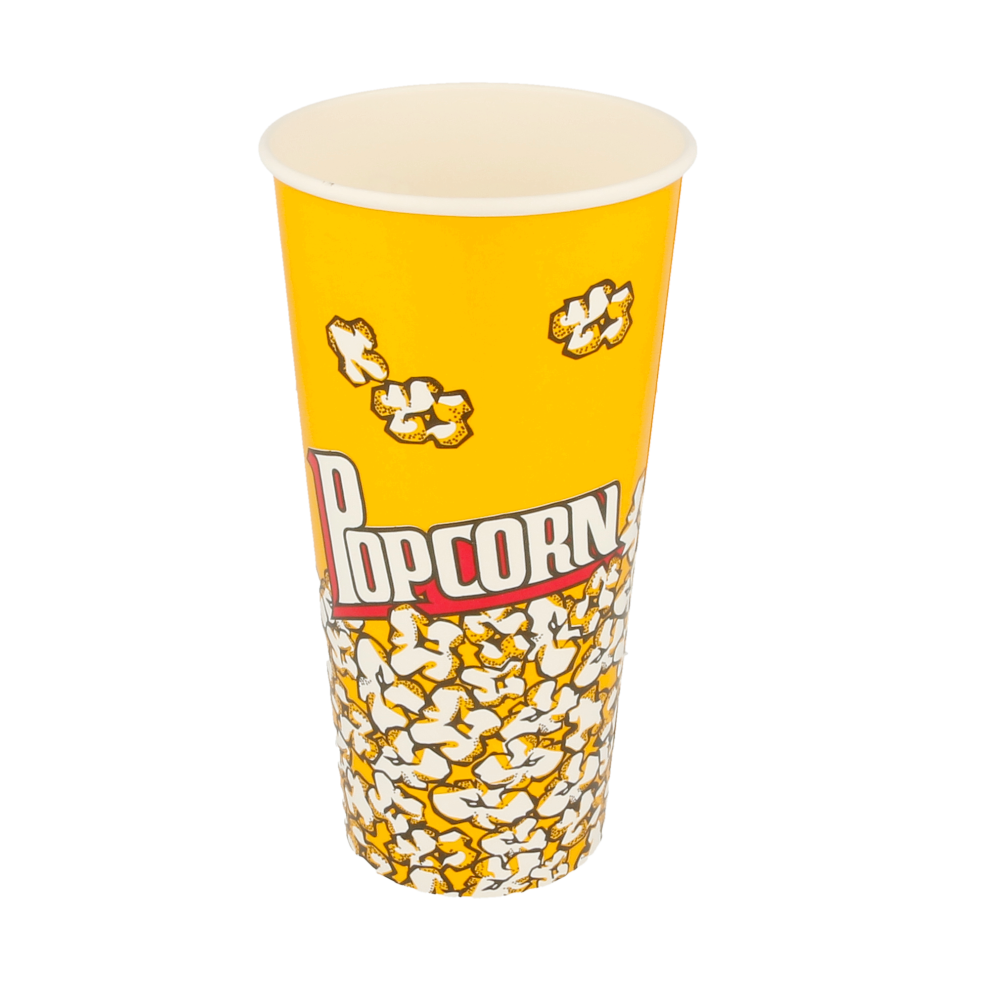 [178.57] Recipientes Popcorn 720 Ml 230 +20 Pe G/M2 Ø 9,5/6,5X17,7 Cm Cartoncillo (1000 Unid.)