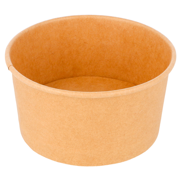 [222.90] TARRINAS HELADOS 150 ML 250 + 18 PE G/M2 Ø8,5x4,5 CM MARRÓN CARTONCILLO (2000 UNID.)