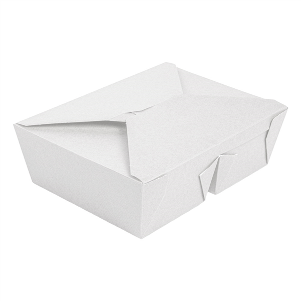 CAJAS AMERICANAS 2 COMPART. 'THEPACK' 990 + 990 ML 250 + 12PP G/M2 19,6x14x6,2 CM BLANCO CARTÓN ONDULADO NANO-MICRO (200 UNID.)
