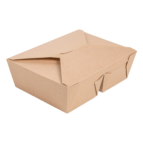 [258.48] CAJAS AMERICANAS 2 COMPART. 'THEPACK' 990 + 990 ML 240 + 12PP G/M2 19,6x14x6,2 CM NATURAL CARTÓN ONDULADO NANO-MICRO (200 UNID.)