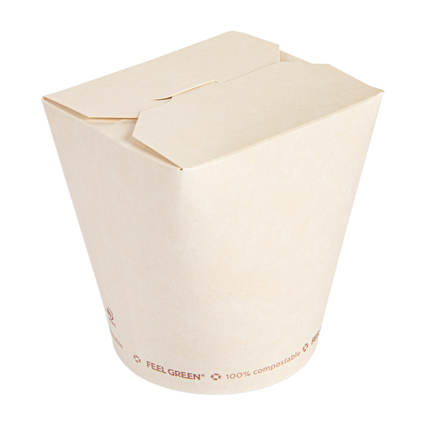 [255.26] ENVASES MULTIUSO 'COMPOSTABLE' 960 ML 325 G/M2 Ø9x10,8 CM BLANCO CARTONCILLO (450 UNID.)