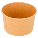 Tarrinas Helados 240 Ml 250 + 18 Pe G/M2 Ø9,4X5,5 Cm Marrón Cartoncillo (2000 Unid.)