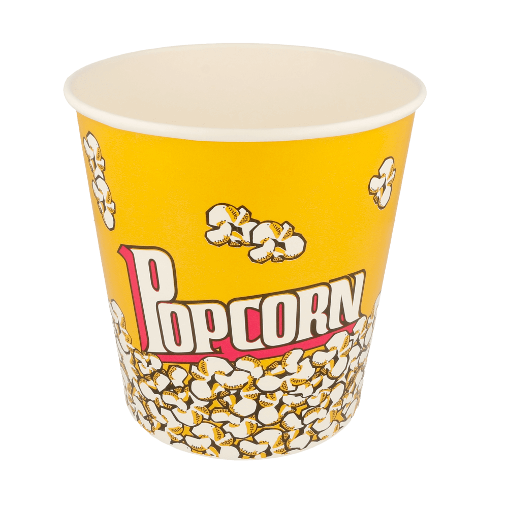 [178.62] Recipientes Popcorn 3900 Ml 260 +20 Pe G/M2 Ø 18,5/14,5X19,5 Cm Cartoncillo (300 Unid.)