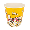 RECIPIENTES POPCORN 3900 ML 260 +20 PE G/M2 Ø 18,5/14,5x19,5 CM CARTONCILLO (300 UNID.)