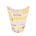 VASOS FRITAS CON CIERRE 'PAROLE' 16 OZ - 480 ML 220 + 18PE G/M2 8,5x14 CM BLANCO CARTONCILLO (50 UNID.)