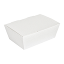 Cajas "Lunch Box" Tapa 'Thepack' 500 Ml (16 Oz) 230 G/M2 14X9,7X5 Cm Blanco Cartón Ondulado Nano-Micro (480 Unid.)