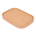 Tapas Para Contenedores 254.33/34/35 320 + 30 Pe G/M2 17,3X12,3X2 Cm Natural Kraft (300 Unid.)