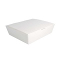 CAJAS "LUNCH BOX" TAPA 'THEPACK' 1500 ML (48 oz) 230 G/M2 21x18x5,5 CM BLANCO CARTÓN ONDULADO NANO-MICRO (360 UNID.)