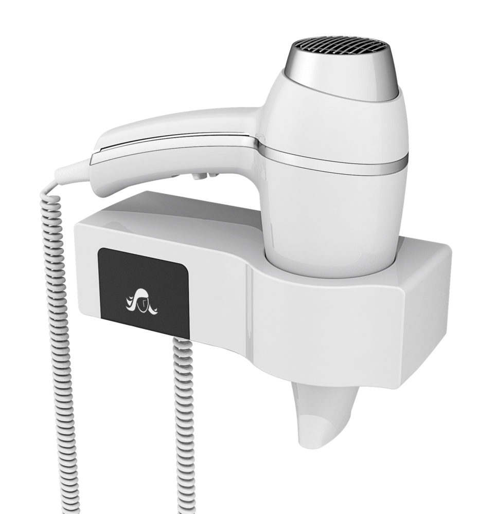 SECADOR DE PELOS ALTEO CON SOPORTE BLANCO