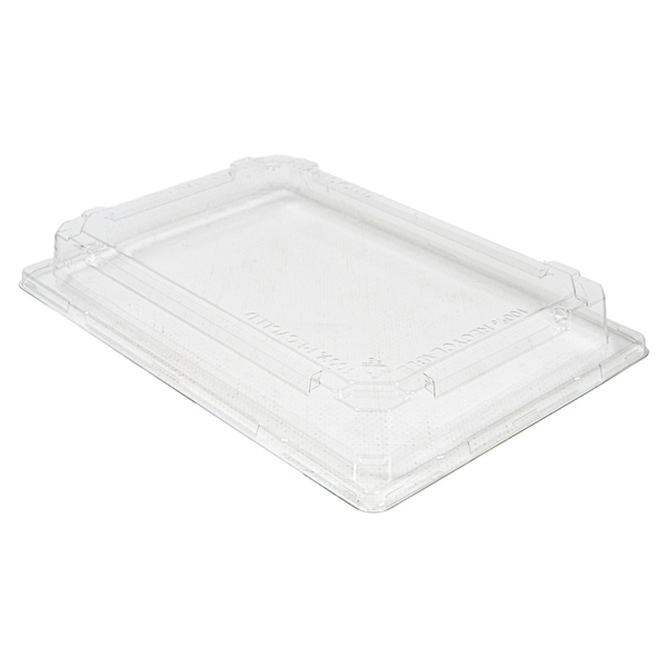 [268.01] Tapas Para Código 268.00 23,3X15,8X3 Cm Transparente Rpet (70 Unid.)