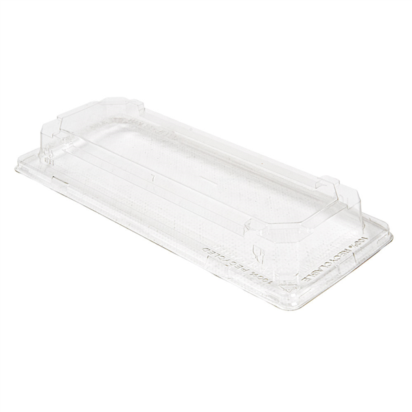 [267.99] Tapas Para Código 267.98 22,4X9,5X3,5 Cm Transparente Rpet (164 Unid.)