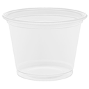 PEQUEÑAS TARRINAS MICROONDABLES 30 ML Ø4,5x3,3 CM TRANSPARENTE PP (2500 UNID.)