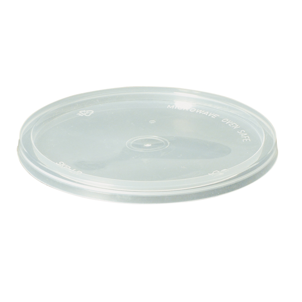 [184.08] TAPAS PARA TARRINAS 184.04/05/06/07/12 Ø 12 CM TRANSPARENTE PP (500 UNID.)