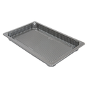 RECIPIENTES PARA "SUSHI" 376 ML 21,5x13,5x2 CM PLATEADO RPET (156 UNID.)