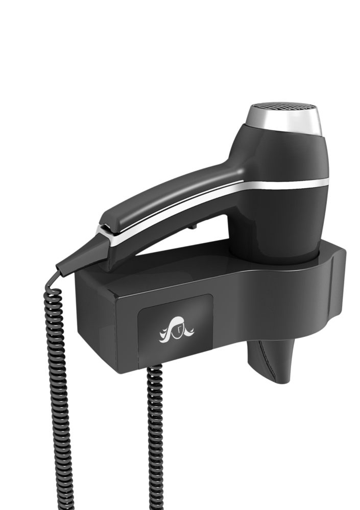 SECADOR DE PELOS ALTEO CON SOPORTE NEGRO