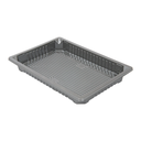 RECIPIENTES PARA "SUSHI" 244 ML 16,6x11,5x2 CM PLATEADO RPET (312 UNID.)