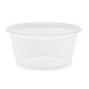PEQUEÑAS TARRINAS MICROONDABLES 60 ML Ø6,2x3,2 CM TRANSPARENTE PP (2500 UNID.)