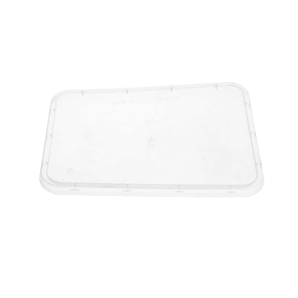 [128.65] TAPAS PARA CÓDIGOS 128.61/62/63/64 17,5x12,4 CM TRANSPARENTE PP (500 UNID.)