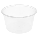 TARRINAS INYECTADAS MICROONDABLES 475 ML Ø 11,5x6,5 CM TRANSPARENTE PP (500 UNID.)