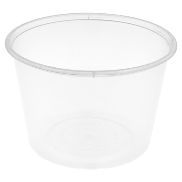 TARRINAS INYECTADAS MICROONDABLES 525 ML Ø 11,5x8 CM TRANSPARENTE PP (500 UNID.)