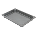 RECIPIENTES PARA "SUSHI" 307 ML 18,5x12,9x2 CM PLATEADO RPET (352 UNID.)