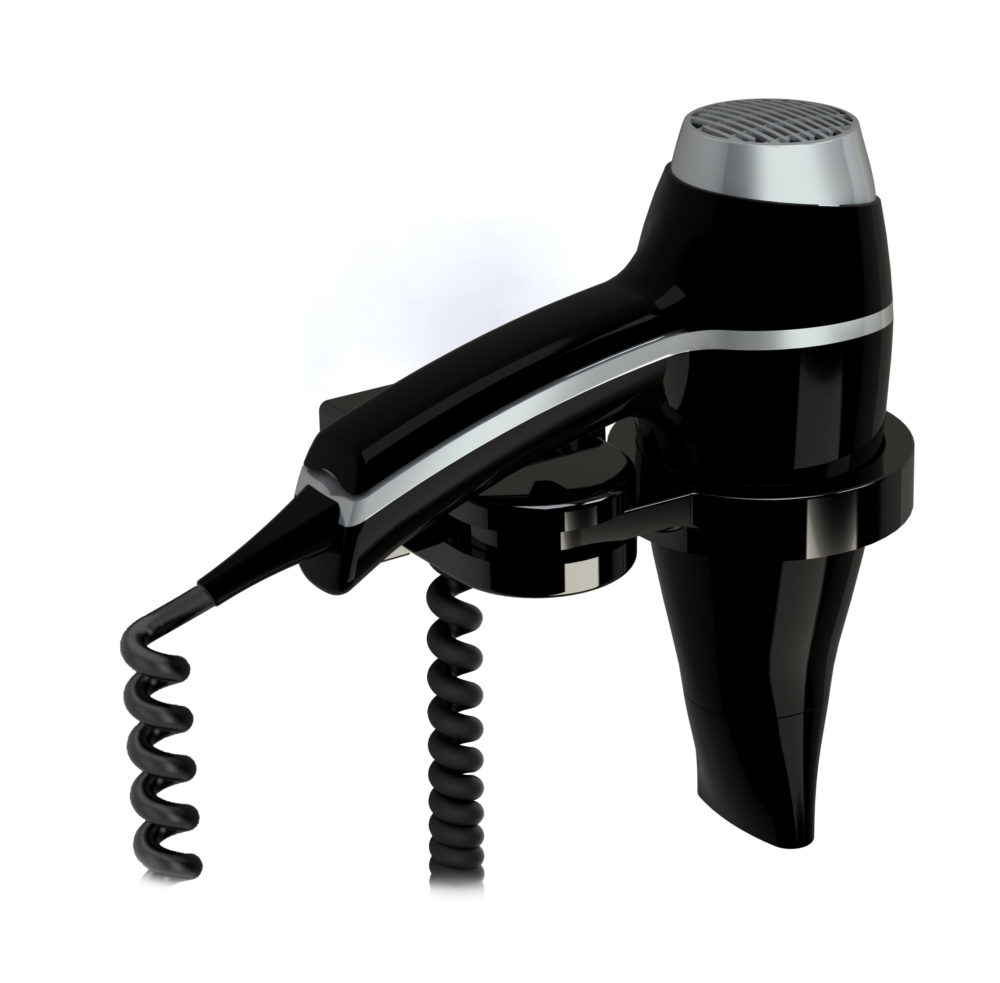 SECADOR DE PELOS ALTEO+SOPORTE UNIVERSAL NEGROC