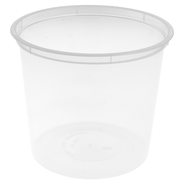 Tarrinas Inyectadas Microondables 700 Ml Ø 11,5X10 Cm Transparente Pp (500 Unid.)