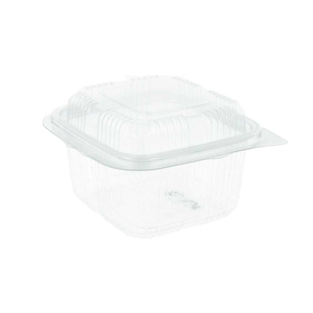 [194.63] RECIPIENTES PASTELERÍA + TAPA 375 ML 11,3x12x7,4 CM TRANSPARENTE RPET (700 UNID.)