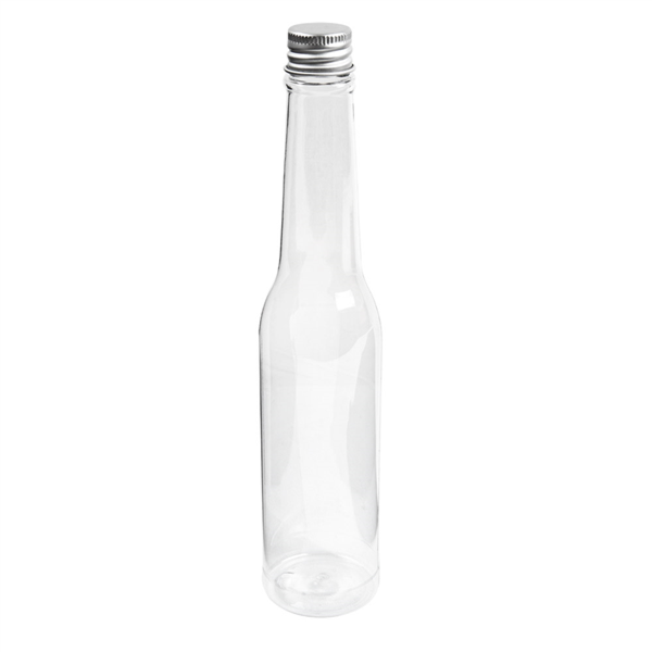 BOTELLAS CON TAPÓN ALUMINIO 180 ML Ø4,3x20,5 CM TRANSPARENTE PET (210 UNID.)