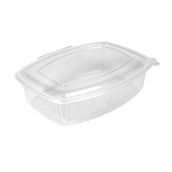[262.60] RECIPIENTE CON TAPA BISAGRA 1500 ML 23,3x17,8x6,3 CM TRANSPARENTE PP (200 UNID.)
