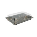 RECIPIENTES + TAPAS PARA "SUSHI" 18,8x13,3x4,5 CM NEGRO PS (400 UNID.)