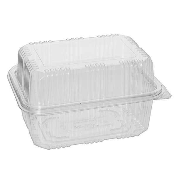 [194.64] RECIPIENTES PASTELERÍA + TAPA 500 ML 11,5x15,3x9 CM TRANSPARENTE RPET (800 UNID.)