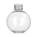 BOTELLAS BOLA CON TAPÓN ALUMINIO 350 ML Ø9x10,1 CM TRANSPARENTE PET (150 UNID.)