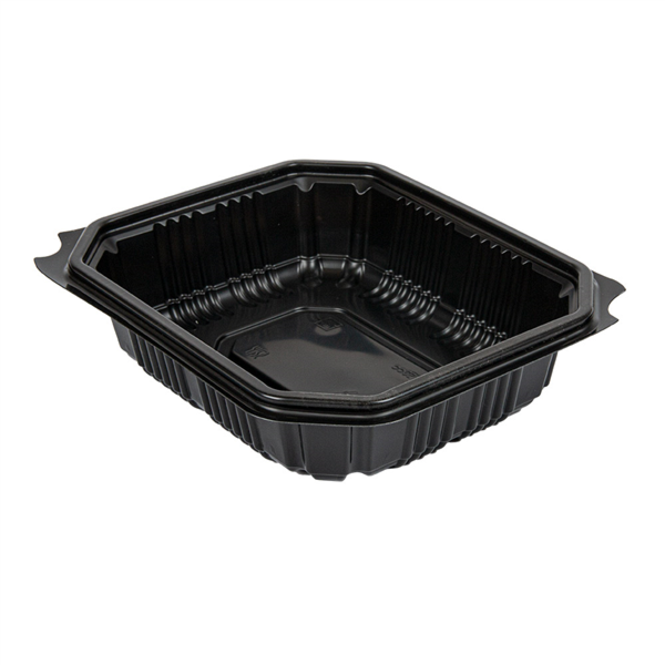 [262.65] Recipiente 750 Ml 19,4X16,4X4,8 Cm Negro Pp (600 Unid.)