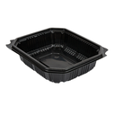 Recipiente 750 Ml 19,4X16,4X4,8 Cm Negro Pp (600 Unid.)