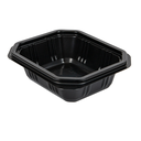 Recipiente 250 Ml 13,9X11,8X4 Cm Negro Pp (1200 Unid.)