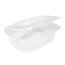 Recipiente Con Tapa Bisagra 1000 Ml 18,7X14,4X6,4 Cm Transparente Pp (400 Unid.)