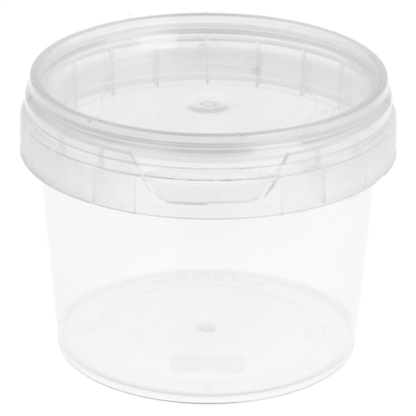 [220.85] Recipientes Inviolables + Tapas 120 Ml Ø 6,9X5,2 Cm Transparente Pp (1000 Unid.)