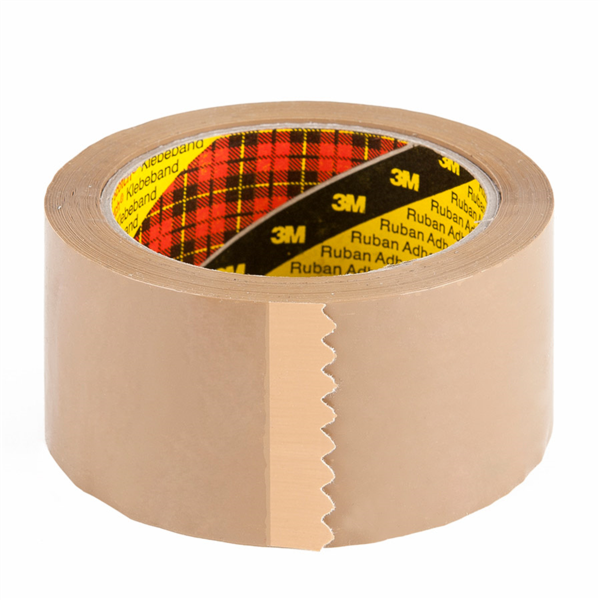 Rollo Precinto Pack 66 M X 5 Cm Marrón Pp (6 Unid.)