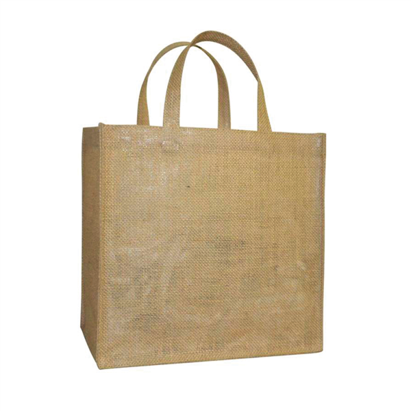 SACO SIN DECORAR CON ASAS 260 G/M2 33+24x34,5 CM NATURAL YUTE (10 UNID.)