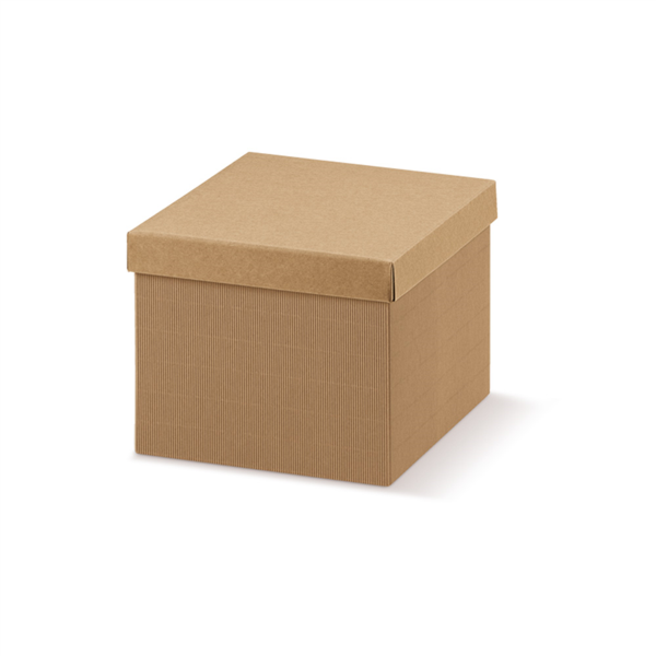 [804.47] 20 U. Cajas 30X30X24 Cm Natural Kraft (1 Unid.)