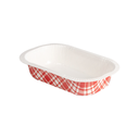 BARQUILLAS TERMOSELLABLES 'VICHY' 325 ML 390 G/M2 + 25G/M2 PET 16x10x3,5 CM BLANCO CARTÓN (1000 UNID.)
