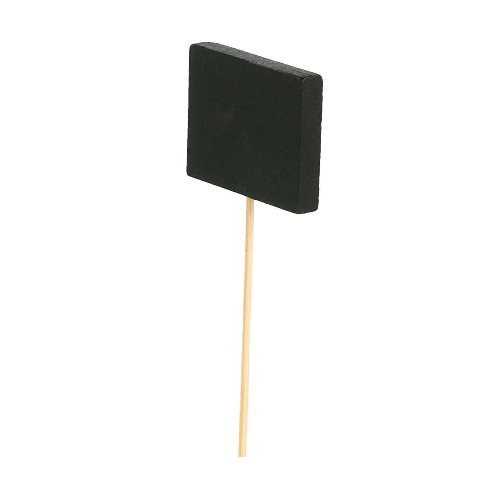 [195.39] Picks "Pizarra" 3,5X2,5X9 (H) Cm Negro Bambú (100 Unid.)
