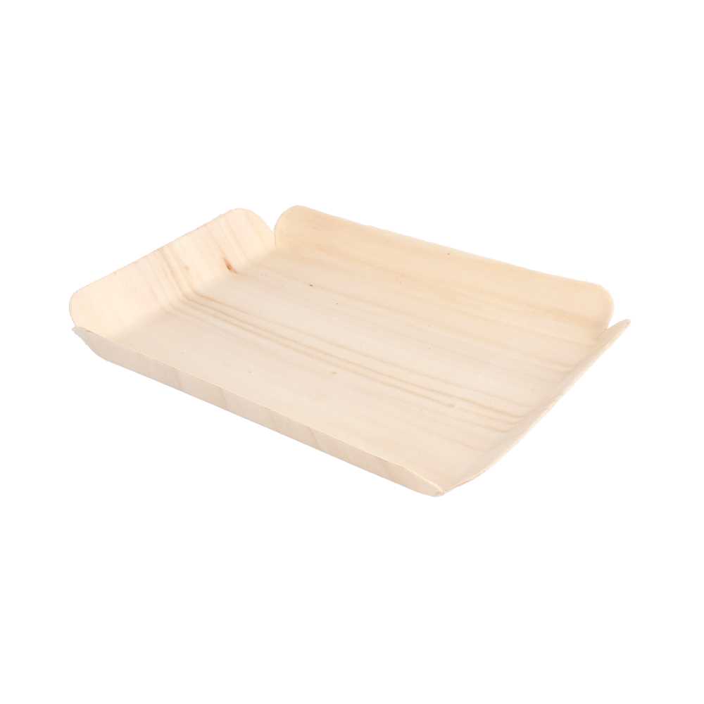 [228.44] BARQUILLAS RECTANGULARES 'WOOD' 15x11,5x1,5 CM NATURAL MADERA (50 UNID.)