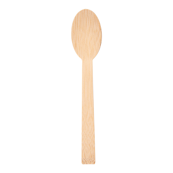 Cucharas 17 Cm Natural Bambú (100 Unid.)