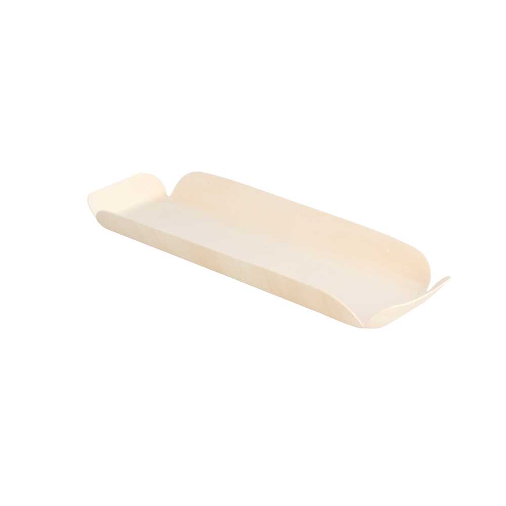 [228.43] BARQUILLAS RECTANGULARES 'WOOD' 22x8x2 CM NATURAL MADERA (50 UNID.)