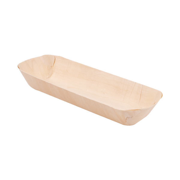 [229.92] BARQUILLAS RECTANGULARES 'WOOD' 19,5x7,5x2,7 CM NATURAL MADERA (50 UNID.)