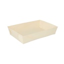 Barquillas Rectangulares 600 Ml 19X13X4 Cm Natural Madera (100 Unid.)